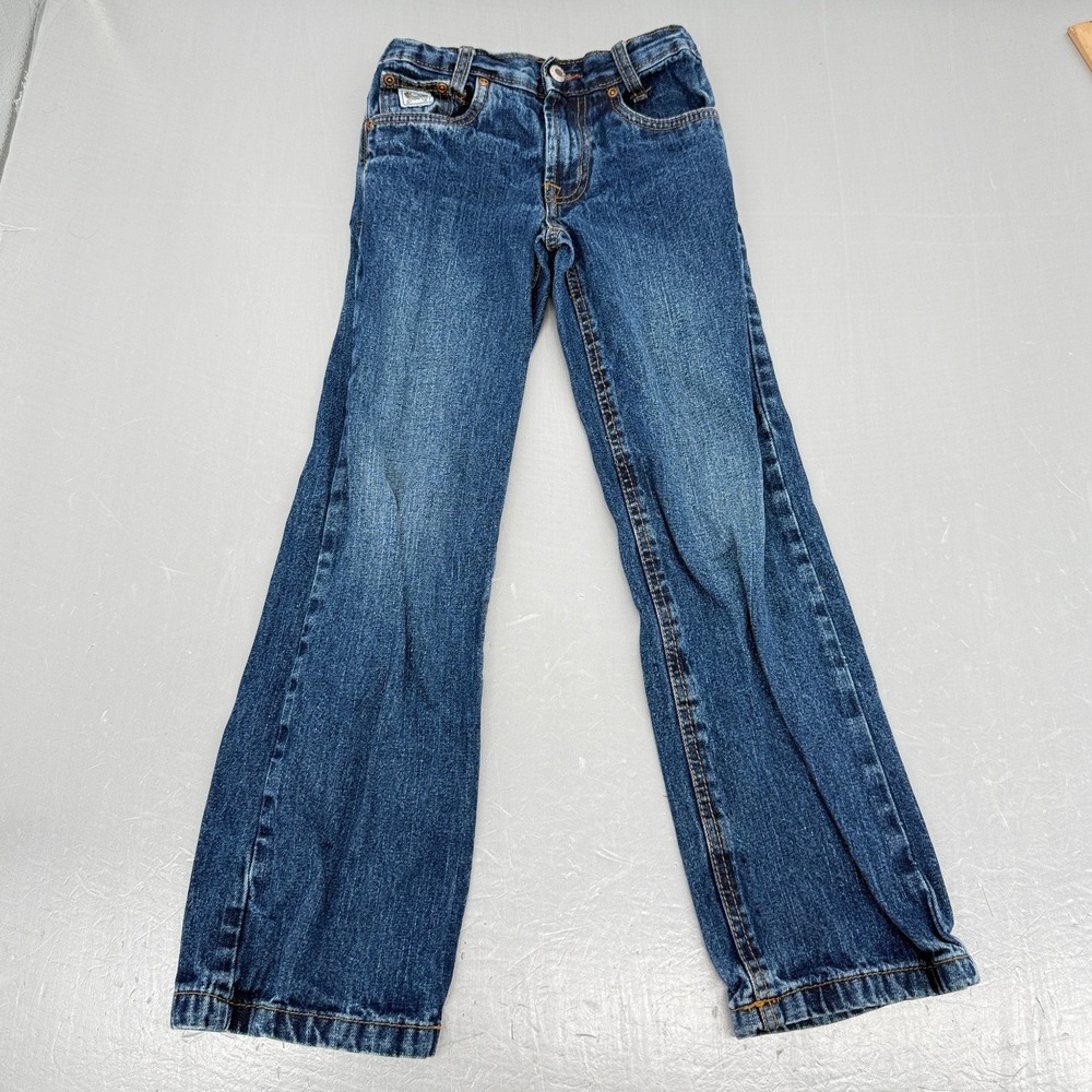 Cinch Boys Blue Jeans Size 8S Medium Wash Straight Leg Denim MB12881002